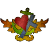 Faith Hope Love / Antique