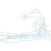jumping trout