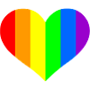 Regenbogen Herz