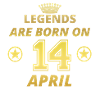 légendes nées anniversaire 14 Avril