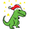 Christmas T Rex