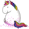 Konfetti Einhorn Comic