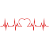 Herzschlag EKG 