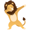 Lion Dab Dance - Cool Gift