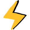 Blitz mit Superkräften - Kostüm