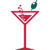 Cocktail with olive
