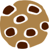 Biscuit with chocolate - cookie - bakery