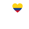 j'aime pays cadeau COLOMBIA
