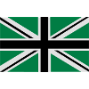 Union Jack | black-white-green | Flag flag