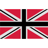 Union Jack | black-white-red | Flag flag