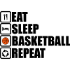 eat sleep basketball repeat