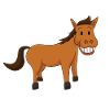 Lustiges Pferd
