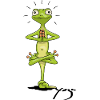 Regalo Zen Zen di meditazione di meditazione geco
