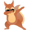 Dab Dabbing Eichhörnchen Mit Sonnenbrille