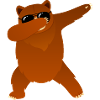 Dabbing Bear With Sunglasses - Cool Gift