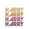 Harry Retro Wordmark Pattern