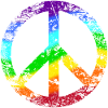 Peace Sign Rainbow Peace Graffiti
