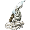 shirt motiv hase messer schädel bad rabbit solo