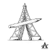 Eiffel tower Pencil
