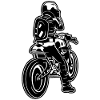 Café Racer moto 02_schwarz blanc