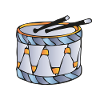 drums drawing