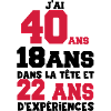 j'ai 40 ans