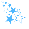 Blauer Sternregen/Blue Starrain