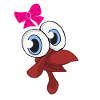 Turquie visage fille rose Bow