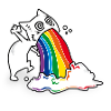 Regenbogenkotze cat