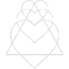 Hipster Icon tre cuori - One Soul / Infinito