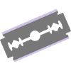 Cut razor blade cut cut 2c
