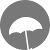 Umbrella circle cloud rain 1c