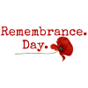 Remembrance Day. Red Poppy Gifts