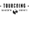 Tourcoing Coordonnées Géographiques Stylisées