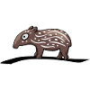 Tapir Baby Kid Animal Partner Shirt Comic Gift
