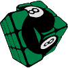 cube billiard ball rubi shape