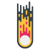 Meteor | Flat design