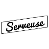 Super serveuse - blanc