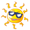 Coole Comic Sonne