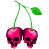 Crâne Cherry Pink