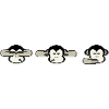 3 monkeys