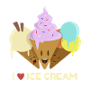 I Love Ice Cream T-shirt