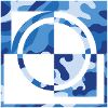 Blue camouflage
