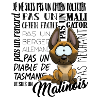 Je suis Malinois - noir FR