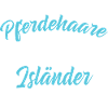 Isländer Pferde Shirt-Glitzer