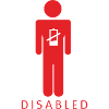 Disabled Battery Male