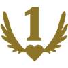 1 Number heart wings