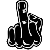 Stinkefinger Middle Finger 2c