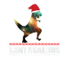 Santasaurus T-Rex dinosaur Christmas gift