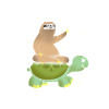 Sloth turtle gift